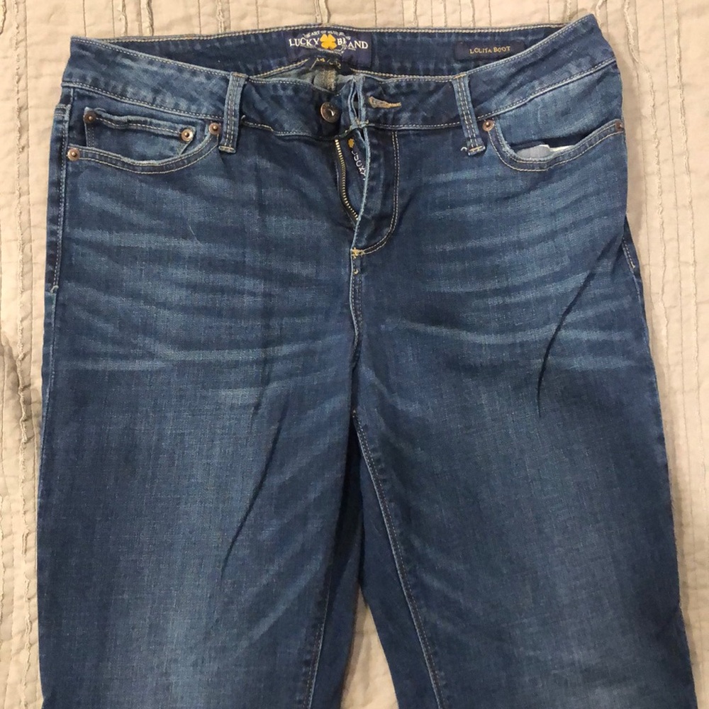 Lucky brand Lolita boot cut jeans size 14/32